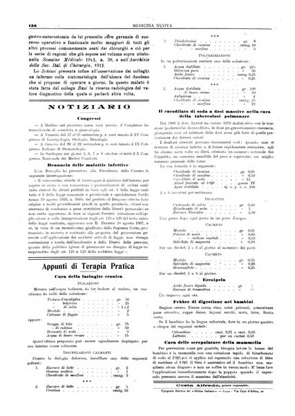 Medicina nuova periodico settimanale di scienze mediche, giurisprudenza sanitaria, medicina sociale e interessi delle classi sanitarie