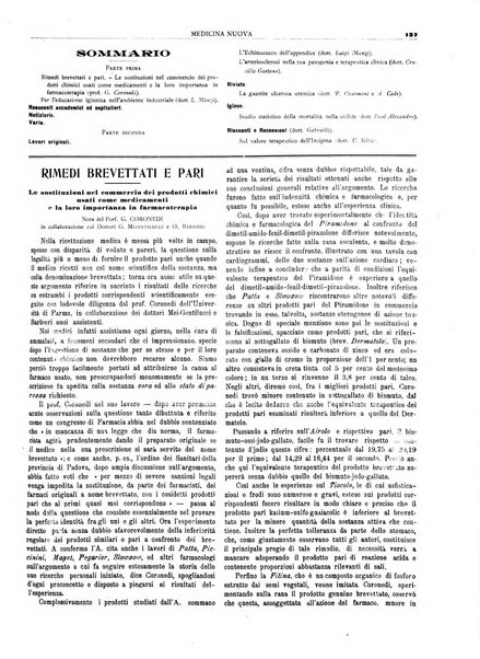 Medicina nuova periodico settimanale di scienze mediche, giurisprudenza sanitaria, medicina sociale e interessi delle classi sanitarie