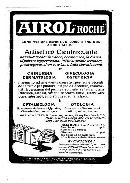 Medicina nuova periodico settimanale di scienze mediche, giurisprudenza sanitaria, medicina sociale e interessi delle classi sanitarie