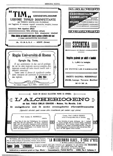 Medicina nuova periodico settimanale di scienze mediche, giurisprudenza sanitaria, medicina sociale e interessi delle classi sanitarie