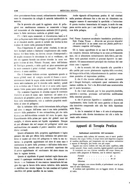 Medicina nuova periodico settimanale di scienze mediche, giurisprudenza sanitaria, medicina sociale e interessi delle classi sanitarie