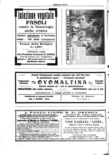 Medicina nuova periodico settimanale di scienze mediche, giurisprudenza sanitaria, medicina sociale e interessi delle classi sanitarie