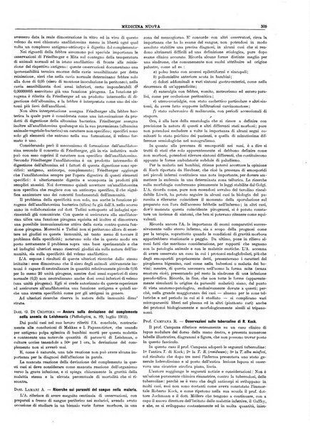 Medicina nuova periodico settimanale di scienze mediche, giurisprudenza sanitaria, medicina sociale e interessi delle classi sanitarie