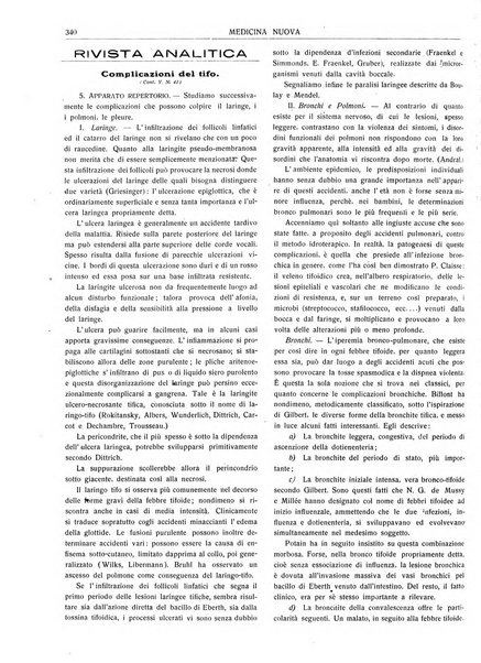 Medicina nuova periodico settimanale di scienze mediche, giurisprudenza sanitaria, medicina sociale e interessi delle classi sanitarie