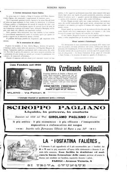 Medicina nuova periodico settimanale di scienze mediche, giurisprudenza sanitaria, medicina sociale e interessi delle classi sanitarie