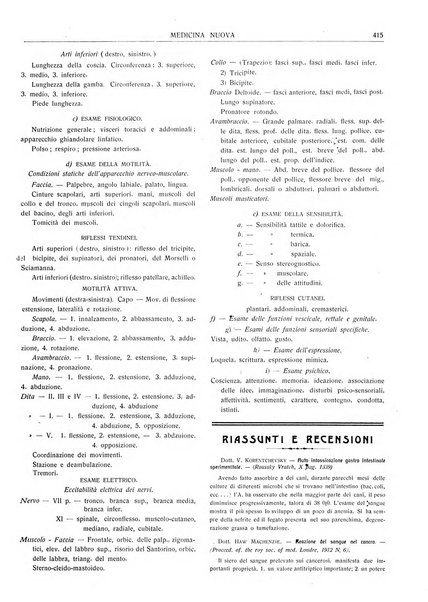 Medicina nuova periodico settimanale di scienze mediche, giurisprudenza sanitaria, medicina sociale e interessi delle classi sanitarie