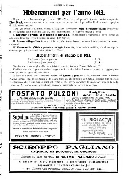 Medicina nuova periodico settimanale di scienze mediche, giurisprudenza sanitaria, medicina sociale e interessi delle classi sanitarie