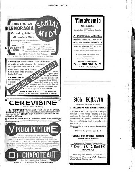 Medicina nuova periodico settimanale di scienze mediche, giurisprudenza sanitaria, medicina sociale e interessi delle classi sanitarie