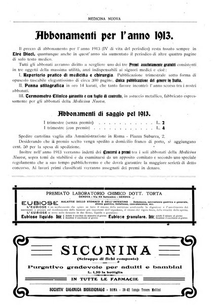 Medicina nuova periodico settimanale di scienze mediche, giurisprudenza sanitaria, medicina sociale e interessi delle classi sanitarie