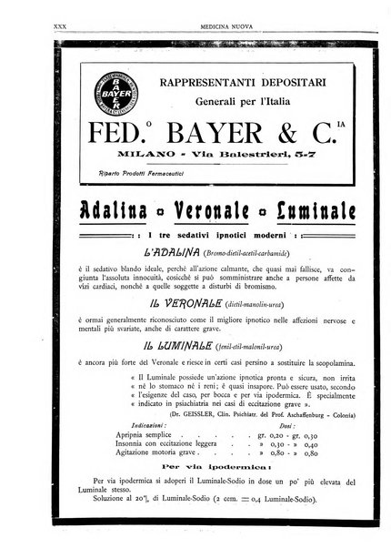 Medicina nuova periodico settimanale di scienze mediche, giurisprudenza sanitaria, medicina sociale e interessi delle classi sanitarie