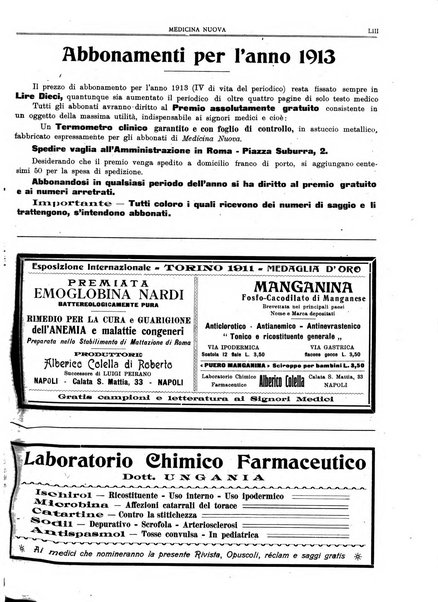 Medicina nuova periodico settimanale di scienze mediche, giurisprudenza sanitaria, medicina sociale e interessi delle classi sanitarie