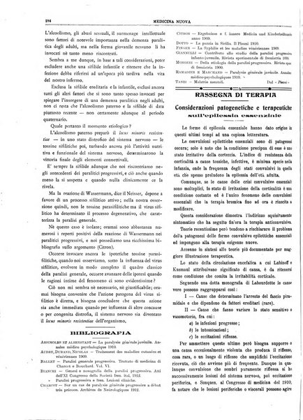 Medicina nuova periodico settimanale di scienze mediche, giurisprudenza sanitaria, medicina sociale e interessi delle classi sanitarie