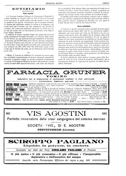 Medicina nuova periodico settimanale di scienze mediche, giurisprudenza sanitaria, medicina sociale e interessi delle classi sanitarie