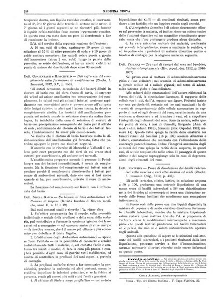 Medicina nuova periodico settimanale di scienze mediche, giurisprudenza sanitaria, medicina sociale e interessi delle classi sanitarie