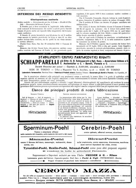 Medicina nuova periodico settimanale di scienze mediche, giurisprudenza sanitaria, medicina sociale e interessi delle classi sanitarie