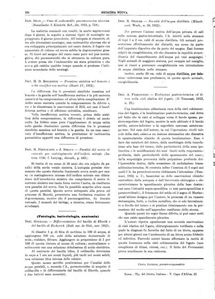 Medicina nuova periodico settimanale di scienze mediche, giurisprudenza sanitaria, medicina sociale e interessi delle classi sanitarie