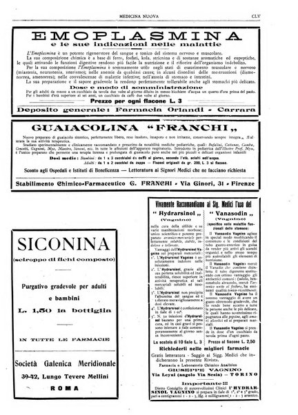 Medicina nuova periodico settimanale di scienze mediche, giurisprudenza sanitaria, medicina sociale e interessi delle classi sanitarie