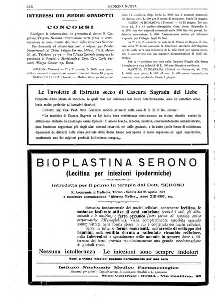 Medicina nuova periodico settimanale di scienze mediche, giurisprudenza sanitaria, medicina sociale e interessi delle classi sanitarie