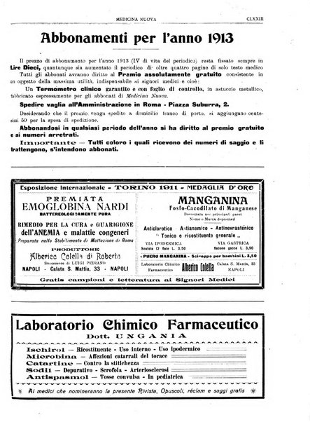 Medicina nuova periodico settimanale di scienze mediche, giurisprudenza sanitaria, medicina sociale e interessi delle classi sanitarie