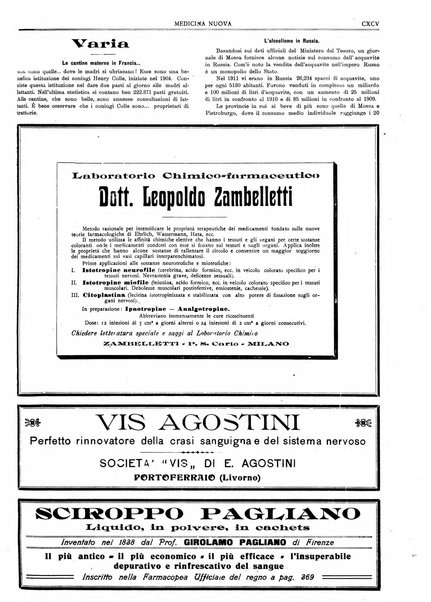 Medicina nuova periodico settimanale di scienze mediche, giurisprudenza sanitaria, medicina sociale e interessi delle classi sanitarie