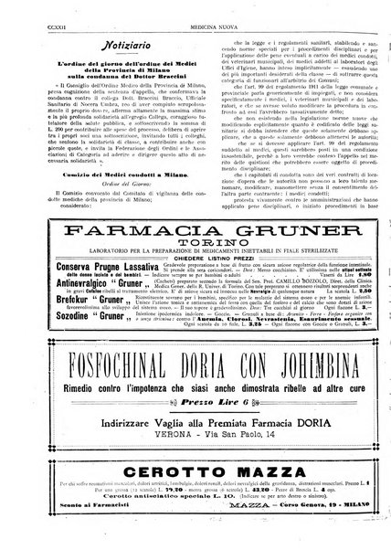 Medicina nuova periodico settimanale di scienze mediche, giurisprudenza sanitaria, medicina sociale e interessi delle classi sanitarie