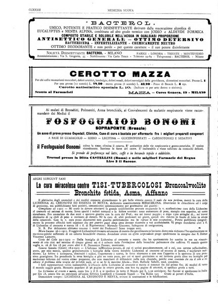 Medicina nuova periodico settimanale di scienze mediche, giurisprudenza sanitaria, medicina sociale e interessi delle classi sanitarie