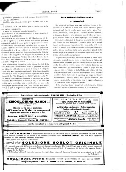 Medicina nuova periodico settimanale di scienze mediche, giurisprudenza sanitaria, medicina sociale e interessi delle classi sanitarie