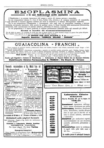 Medicina nuova periodico settimanale di scienze mediche, giurisprudenza sanitaria, medicina sociale e interessi delle classi sanitarie