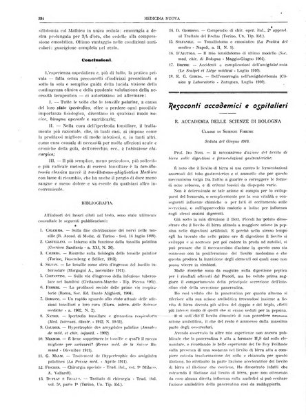 Medicina nuova periodico settimanale di scienze mediche, giurisprudenza sanitaria, medicina sociale e interessi delle classi sanitarie