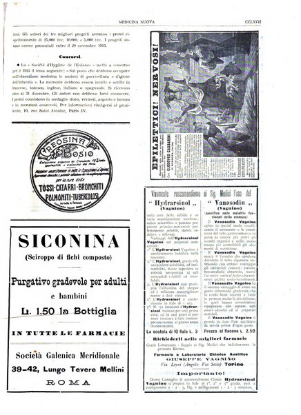 Medicina nuova periodico settimanale di scienze mediche, giurisprudenza sanitaria, medicina sociale e interessi delle classi sanitarie