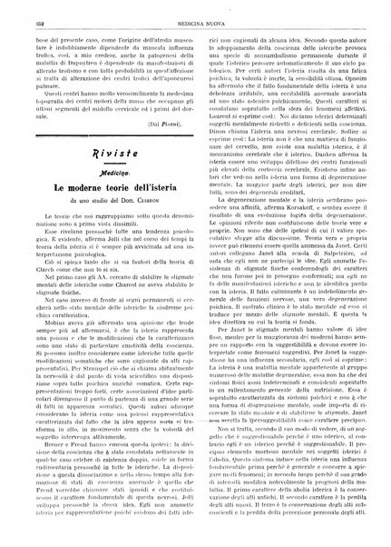 Medicina nuova periodico settimanale di scienze mediche, giurisprudenza sanitaria, medicina sociale e interessi delle classi sanitarie