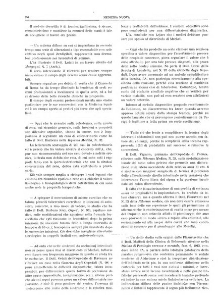 Medicina nuova periodico settimanale di scienze mediche, giurisprudenza sanitaria, medicina sociale e interessi delle classi sanitarie