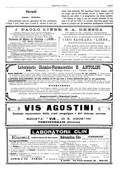 Medicina nuova periodico settimanale di scienze mediche, giurisprudenza sanitaria, medicina sociale e interessi delle classi sanitarie