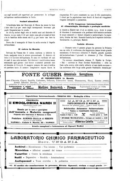 Medicina nuova periodico settimanale di scienze mediche, giurisprudenza sanitaria, medicina sociale e interessi delle classi sanitarie