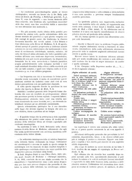 Medicina nuova periodico settimanale di scienze mediche, giurisprudenza sanitaria, medicina sociale e interessi delle classi sanitarie