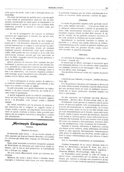 Medicina nuova periodico settimanale di scienze mediche, giurisprudenza sanitaria, medicina sociale e interessi delle classi sanitarie