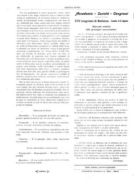 Medicina nuova periodico settimanale di scienze mediche, giurisprudenza sanitaria, medicina sociale e interessi delle classi sanitarie