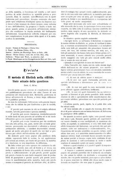 Medicina nuova periodico settimanale di scienze mediche, giurisprudenza sanitaria, medicina sociale e interessi delle classi sanitarie