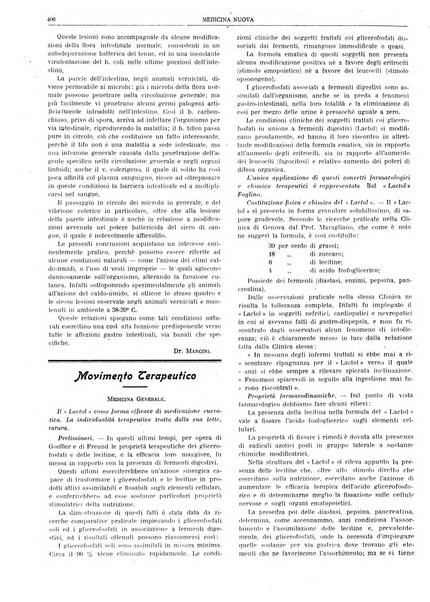 Medicina nuova periodico settimanale di scienze mediche, giurisprudenza sanitaria, medicina sociale e interessi delle classi sanitarie