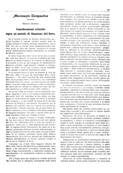 Medicina nuova periodico settimanale di scienze mediche, giurisprudenza sanitaria, medicina sociale e interessi delle classi sanitarie