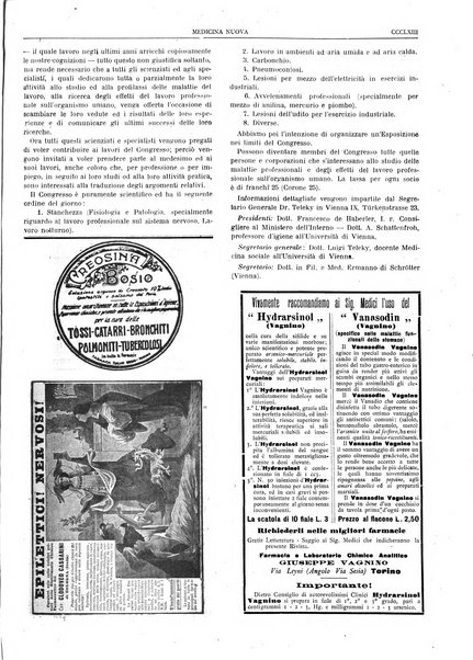 Medicina nuova periodico settimanale di scienze mediche, giurisprudenza sanitaria, medicina sociale e interessi delle classi sanitarie