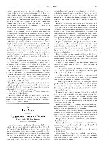 Medicina nuova periodico settimanale di scienze mediche, giurisprudenza sanitaria, medicina sociale e interessi delle classi sanitarie