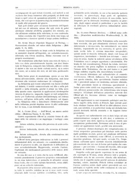 Medicina nuova periodico settimanale di scienze mediche, giurisprudenza sanitaria, medicina sociale e interessi delle classi sanitarie