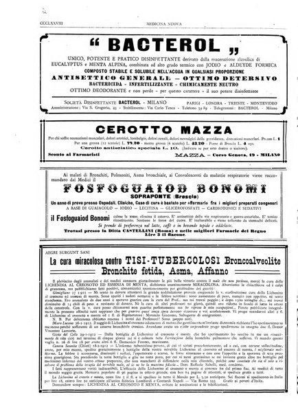 Medicina nuova periodico settimanale di scienze mediche, giurisprudenza sanitaria, medicina sociale e interessi delle classi sanitarie