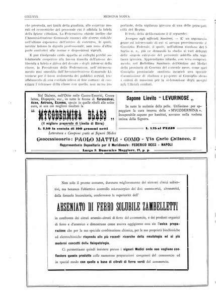 Medicina nuova periodico settimanale di scienze mediche, giurisprudenza sanitaria, medicina sociale e interessi delle classi sanitarie