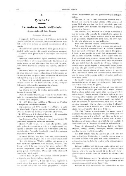 Medicina nuova periodico settimanale di scienze mediche, giurisprudenza sanitaria, medicina sociale e interessi delle classi sanitarie