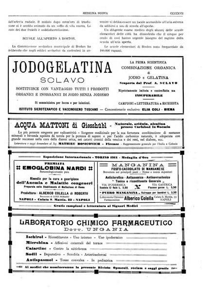 Medicina nuova periodico settimanale di scienze mediche, giurisprudenza sanitaria, medicina sociale e interessi delle classi sanitarie