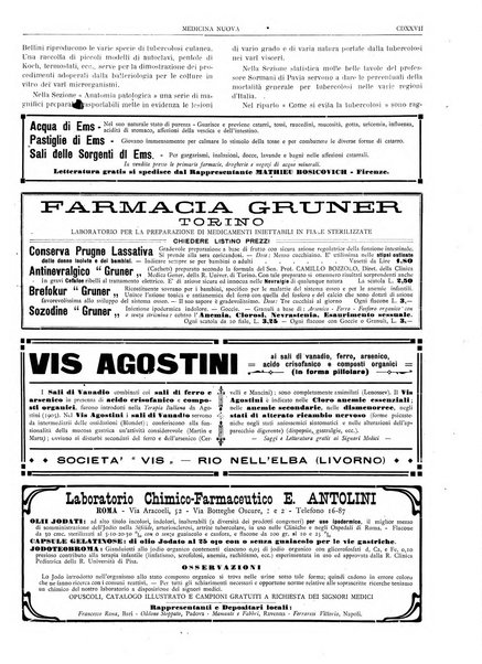 Medicina nuova periodico settimanale di scienze mediche, giurisprudenza sanitaria, medicina sociale e interessi delle classi sanitarie