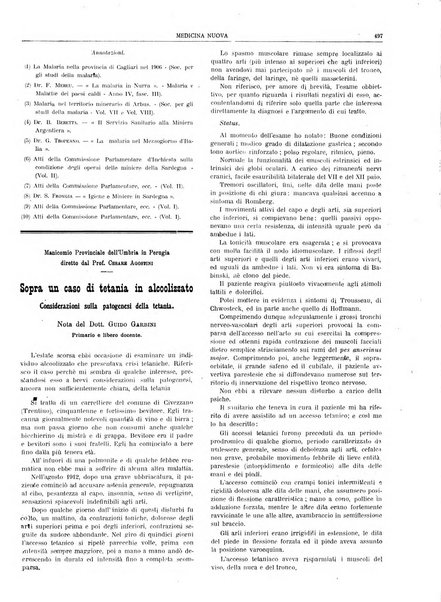 Medicina nuova periodico settimanale di scienze mediche, giurisprudenza sanitaria, medicina sociale e interessi delle classi sanitarie