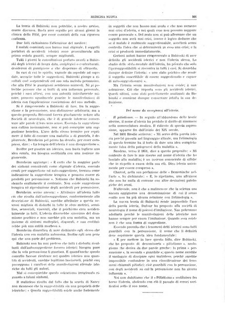 Medicina nuova periodico settimanale di scienze mediche, giurisprudenza sanitaria, medicina sociale e interessi delle classi sanitarie